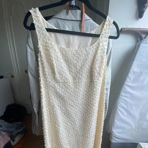 WHITE EMBELISHED DRESS Measurements
